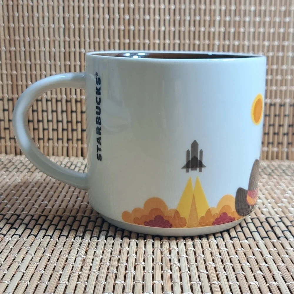 Starbucks Houston City Coffee/Tea Cup Ivory‎ Mug 14 oz You Are Here Collection